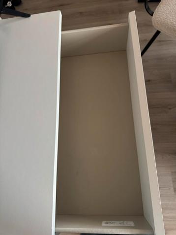 Malm ladekast IKEA, 3 lades, wit, 80x78cm - afbeelding 2