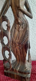 Balinese danseres 37 cm groot 1950 Coromandelhout, Antiek en Kunst, Verzenden
