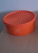 TUPPERWARE KOEKTROMMEL, Ophalen of Verzenden, Zo goed als nieuw, Oranje