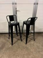 Partij 25 stuks Metalen Tolix krukken met rugleuning nieuw, Ophalen, 5 krukken of meer, 60 tot 90 cm, Nieuw