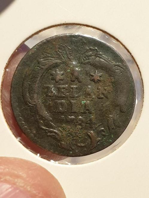 Zeeland, duit 1784 (02), Postzegels en Munten, Munten | Nederland, Overige waardes, Vóór koninkrijk, Ophalen of Verzenden