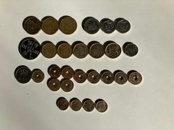 25 munten Spanje 1980-1999 en een 1000 peseta's biljet beschikbaar voor biedingen