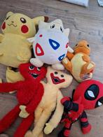 Knuffel Pokemon, Deadpool & Huggy Wuggy - Alles in 1 koop!, Ophalen of Verzenden, Gebruikt, Overige typen