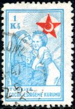 Turkije ZC-53 - Dwangtoeslag voor kinderhulp, Postzegels en Munten, Postzegels | Europa | Overig, Ophalen of Verzenden, Republiek Turkije