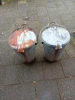 Zinken vuilnisemmer, Ophalen of Verzenden, Kunststof