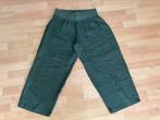 Paprika groene 100% linnen wijde broek mt L/XL zgan, Kleding | Dames, Broeken en Pantalons, Maat 42/44 (L), Ophalen of Verzenden