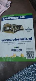 Tunneltent met luifel, Obelink, Amazonas 600, Caravans en Kamperen, Tenten, Ophalen of Verzenden, Zo goed als nieuw