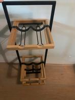 D-Bodhi winemate wijnrek eiken/zwart, Huis en Inrichting, Woonaccessoires | Wijnrekken, Ophalen, Zo goed als nieuw, Hout, Minder dan 50 cm