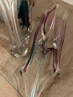 Glazen Schalen en Vazen Set (3 stuks), Overige kleuren, Ophalen of Verzenden, Minder dan 50 cm, Glas