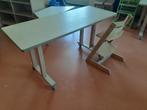 Kindertafel, groepstafel 2 stuks, verrijdbaar, bureau, Ophalen, Zo goed als nieuw, Tafel(s)