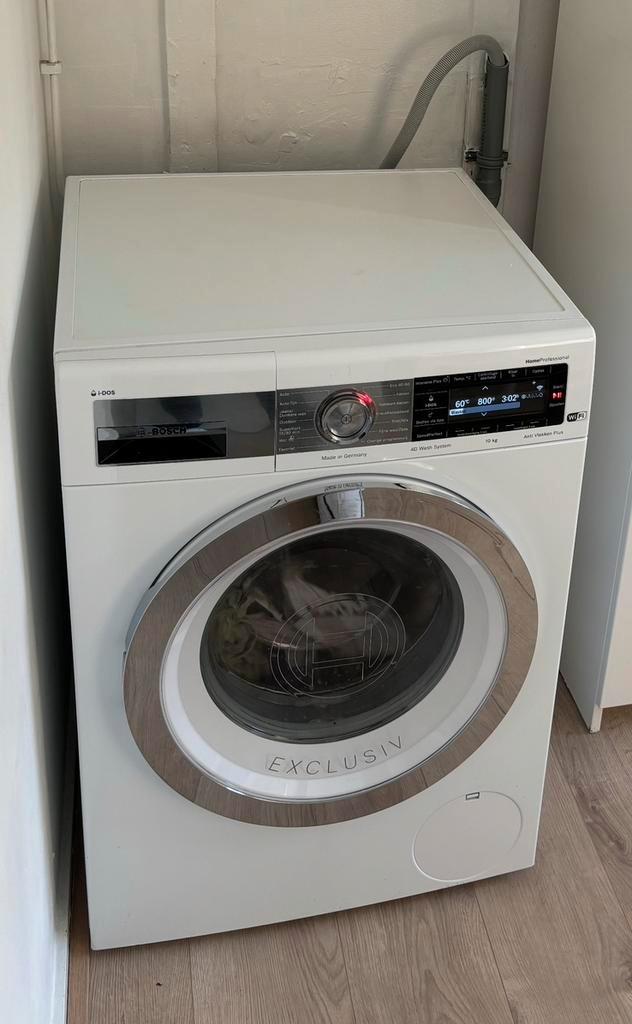 Wasmachine Bosch i-Dos 10 kg, Witgoed en Apparatuur, Wasmachines, Zo goed als nieuw, Minder dan 85 cm, 1200 tot 1600 toeren, Ophalen