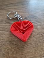 Uniek 3d geprint hartje sleutelhanger, Ophalen of Verzenden, Nieuw, Overige typen