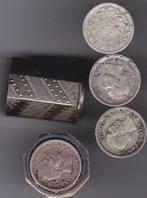 stuiver doosje zilver willem 3 m 3 muntjes, Postzegels en Munten, Munten | Nederland, Zilver, Ophalen of Verzenden, Koning Willem III