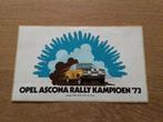 Stickers opel, Ophalen of Verzenden, Zo goed als nieuw, Auto of Motor
