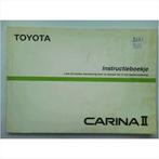 Toyota Carina II Instructieboekje 1988 #2 Nederlands, Ophalen of Verzenden