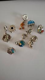 7 Disney Bedels en 1 Clip (nieuw), passen op Pandora, Nieuw, 4 bedels of meer, Zilver, Ophalen