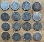 setje halve gulden Willem II, Willem III en Wilhelmina, Postzegels en Munten, Munten | Nederland, Ophalen, ½ gulden, Koning Willem III