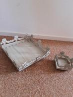 Vierkante schaal set van 2, Ophalen of Verzenden, Rond, Metaal