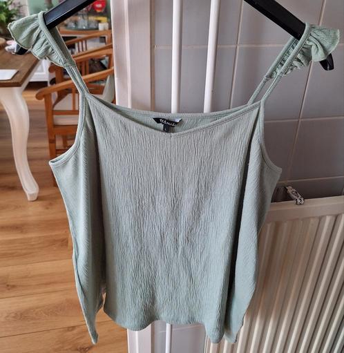 Mintgroen hemdje MS mode maat L, Kleding | Dames, Tops, Zo goed als nieuw, Groen, Zonder mouw, Ophalen of Verzenden