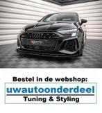 Maxton Design Spoiler Lip Splitter Geschikt Audi RS3 Sportba, Ophalen of Verzenden, Automotive Parts, A.parts@hotmail.nl, Trasmolenlaan 12 3447 GZ Woerden