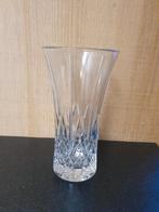 Kristallen vaas RCR geslepen 22 cm hoog 8-12 cm doorsnede, Ophalen of Verzenden