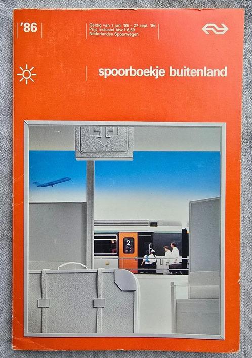Spoorboekje buitenland 1986 zomer, Verzamelen, Spoorwegen en Tramwegen, Gebruikt, Trein, Boek of Tijdschrift, Ophalen of Verzenden