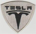Tesla stoffen opstrijk patch embleem, Ophalen of Verzenden, Nieuw, Auto's
