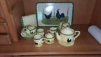 Vinted puntgaaf Zeller thee servies met bijbehorend dienblad, Antiek en Kunst, Ophalen of Verzenden