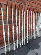 16 stuks wit Metalen Art Nouveau Trapspijlen Balusters €249, Ophalen of Verzenden