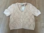 Ajour vestje NIEUW, Kleding | Dames, Ophalen of Verzenden, Nieuw, Maat 42/44 (L), Beige