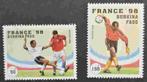 BURKINA FASO - WK Voetbal Frankrijk 1998, Postzegels en Munten, Verzenden, Overige landen, Postfris