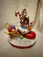 Disneyland Parijs kerst beeld Knabbel en Babbel, Verzamelen, Ophalen of Verzenden, Zo goed als nieuw, Beeldje of Figuurtje