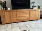 Eiken Goossens Dressoir 2.30m - Veel Opbergruimte!, Huis en Inrichting, Kasten | Dressoirs, Ophalen, Eikenhout, Zo goed als nieuw