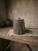 Antieke houten voorraadpot | handgemaakt | €45 | Sober Wonen, Antiek en Kunst, Ophalen of Verzenden