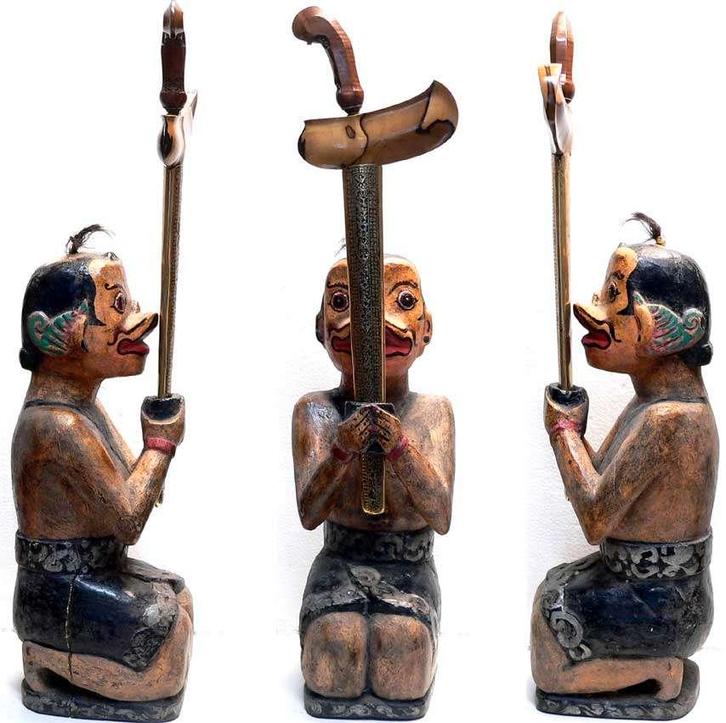 Javaanse Kerisdrager voor 1 Keris Kris pl19 Indonesia beeld, Antiek en Kunst, Kunst | Niet-Westerse kunst, Ophalen of Verzenden