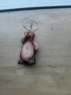 Houten beertje voor kerstboom, Huis en Inrichting, Ophalen, Zo goed als nieuw