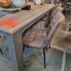 Eetkamerstoelen Bob Microleder bruin, Bruin, Nieuw, Modern, Vijf, Zes of meer stoelen