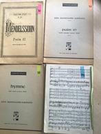 bladmuziek van Mendelssohn en Haydn, Muziek en Instrumenten, Bladmuziek, Orgel, Gebruikt, Klassiek, Ophalen of Verzenden