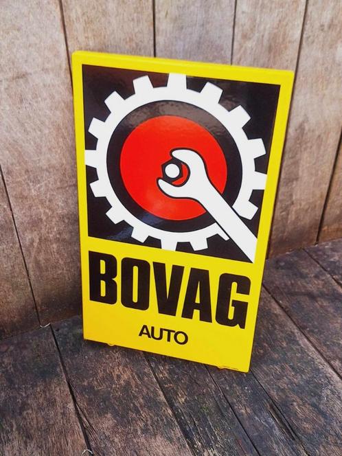 Origineel emaille Bovag Auto bord in zeer nette staat!, Verzamelen, Merken en Reclamevoorwerpen, Gebruikt, Reclamebord, Ophalen of Verzenden