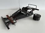 Vintage stockcar chassis 1/8 nitro rc auto, Ophalen of Verzenden, Gebruikt, Nitro, Auto onroad