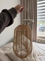 Bamboe/rotan hanglamp, Huis en Inrichting, Lampen | Lampenkappen, Ophalen, Zo goed als nieuw, Rond