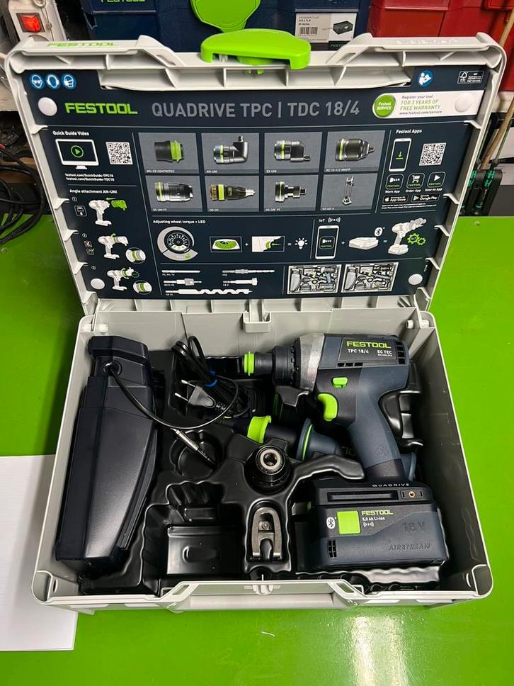 Festool tpc de krachtpatser, Doe-het-zelf en Verbouw, Gereedschap | Boormachines, Nieuw, Boor- en Schroefmachine, Ophalen of Verzenden