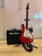 Silvertone SS11/R gitaar met Hughes & Kettner speaker, Muziek en Instrumenten, Ophalen of Verzenden, Zo goed als nieuw, Overige merken