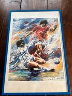 Angelique van den Born Sport Art Poster - Voetbal, Ophalen, Gebruikt, Met lijst, Sport
