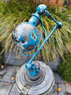 Industriële kobalt blauwe Jielde lamp, Ophalen of Verzenden