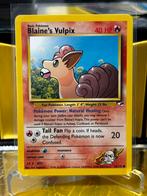 Blaine's Vulpix (GH 65) Gym Heroes, Hobby en Vrije tijd, Verzamelkaartspellen | Pokémon, Ophalen of Verzenden, Zo goed als nieuw