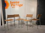Vintage Spectrum model SE 05 stoelen, Martin Visser, Gebruikt, Bruin, Vintage, Ophalen of Verzenden