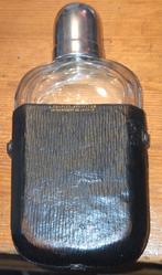 Heupfles Brussel zilver gemerkte dop TOPSTUK, Antiek en Kunst, Ophalen of Verzenden, Zilver