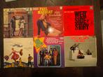 6 lp’s cats, saskia serge, paul mauriat, west side, sound of, Cd's en Dvd's, Ophalen of Verzenden, Gebruikt, 12 inch