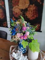 Prachtige zijden bloemen boeket nieuw, Ophalen of Verzenden, Nieuw
